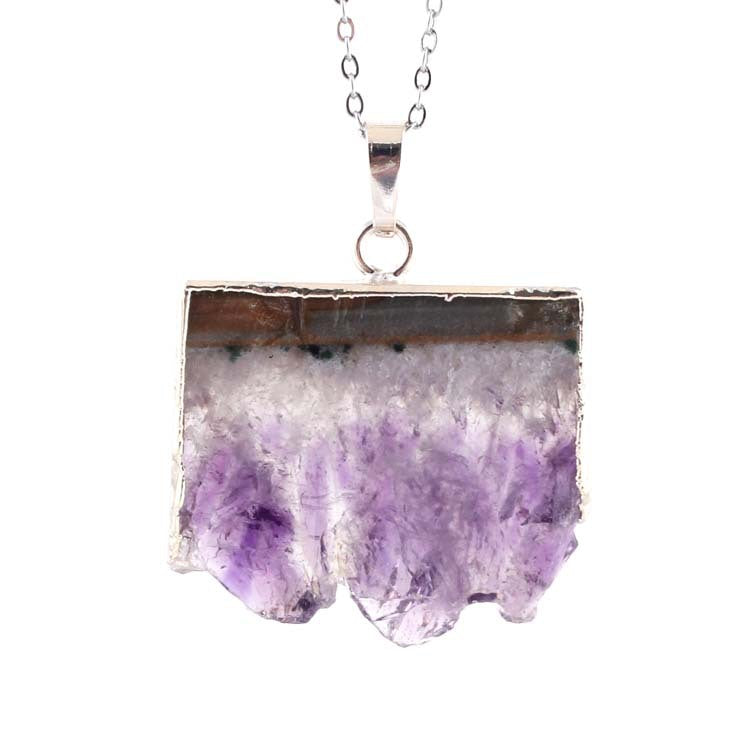 Natural Amethyst Citrine Stalactite Crystal Quartz