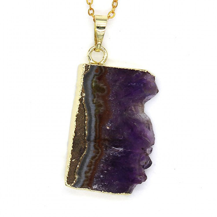 Natural Amethyst Citrine Stalactite Crystal Quartz