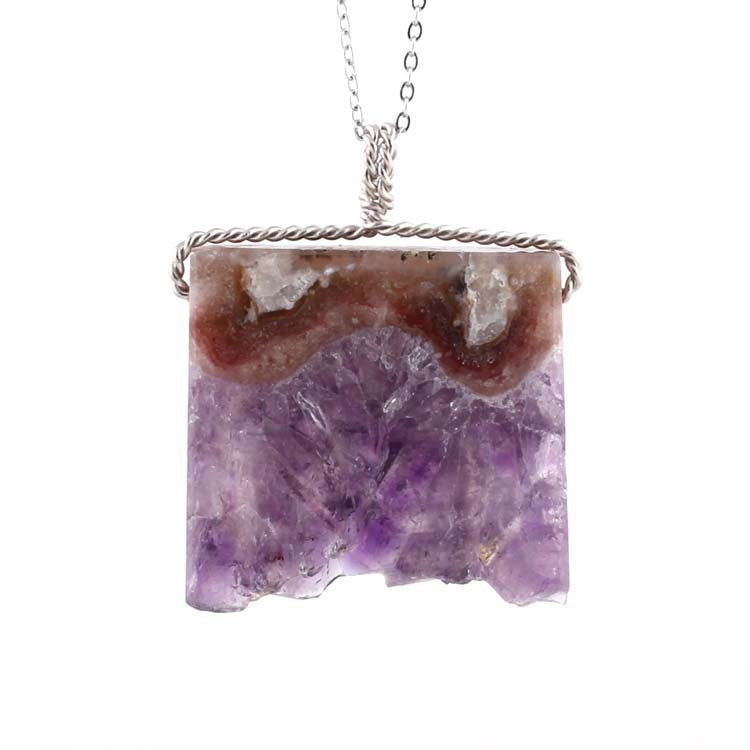 Natural Amethyst Citrine Stalactite Crystal Quartz