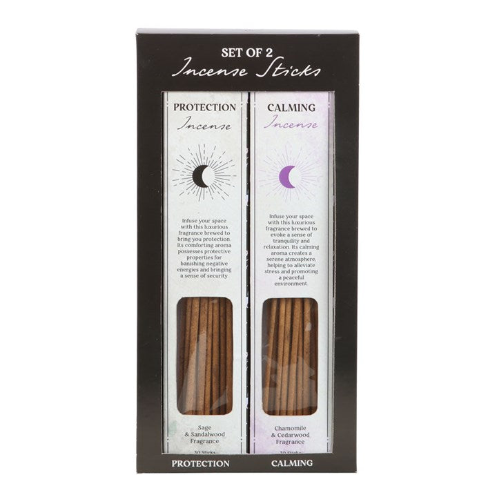 Set of 2 Calming & Protection Incense Stick Sets