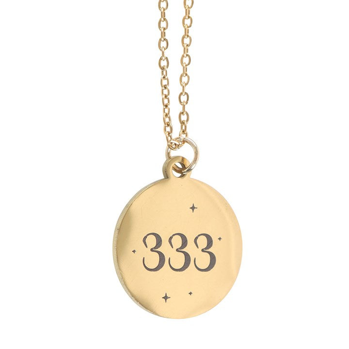 333 Angel Number Support Necklace