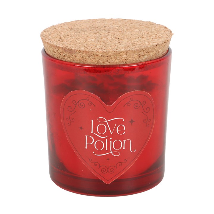 Love Potion Raspberry Crystal Chip Candle