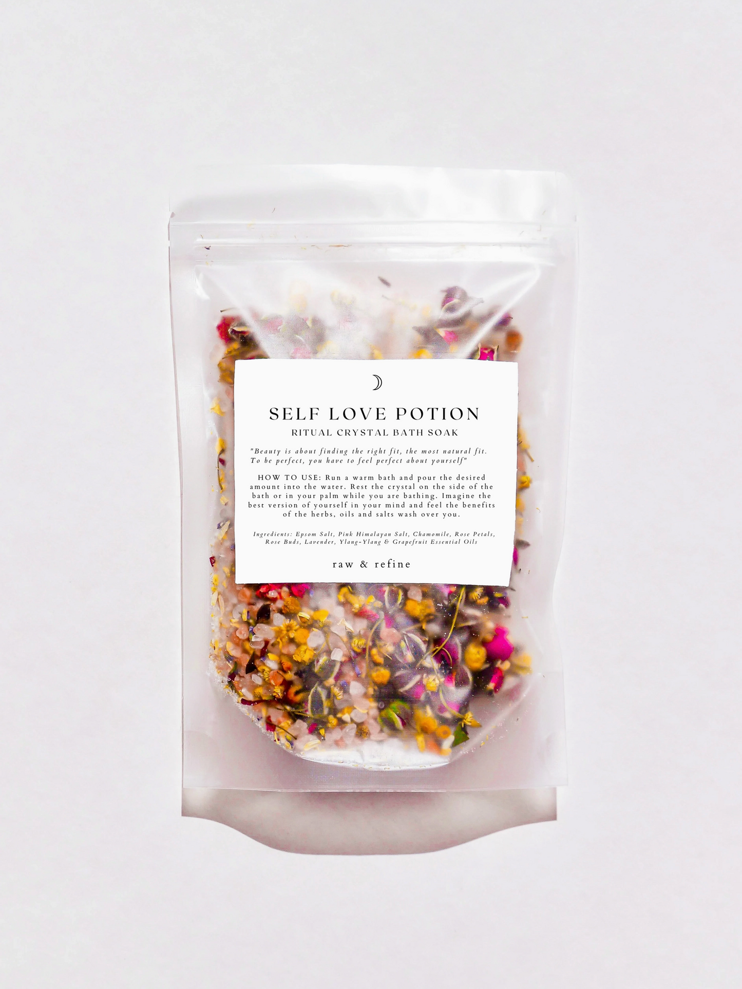 Self Love Potion | Crystal Bath Soak - Ritual Bath Salts