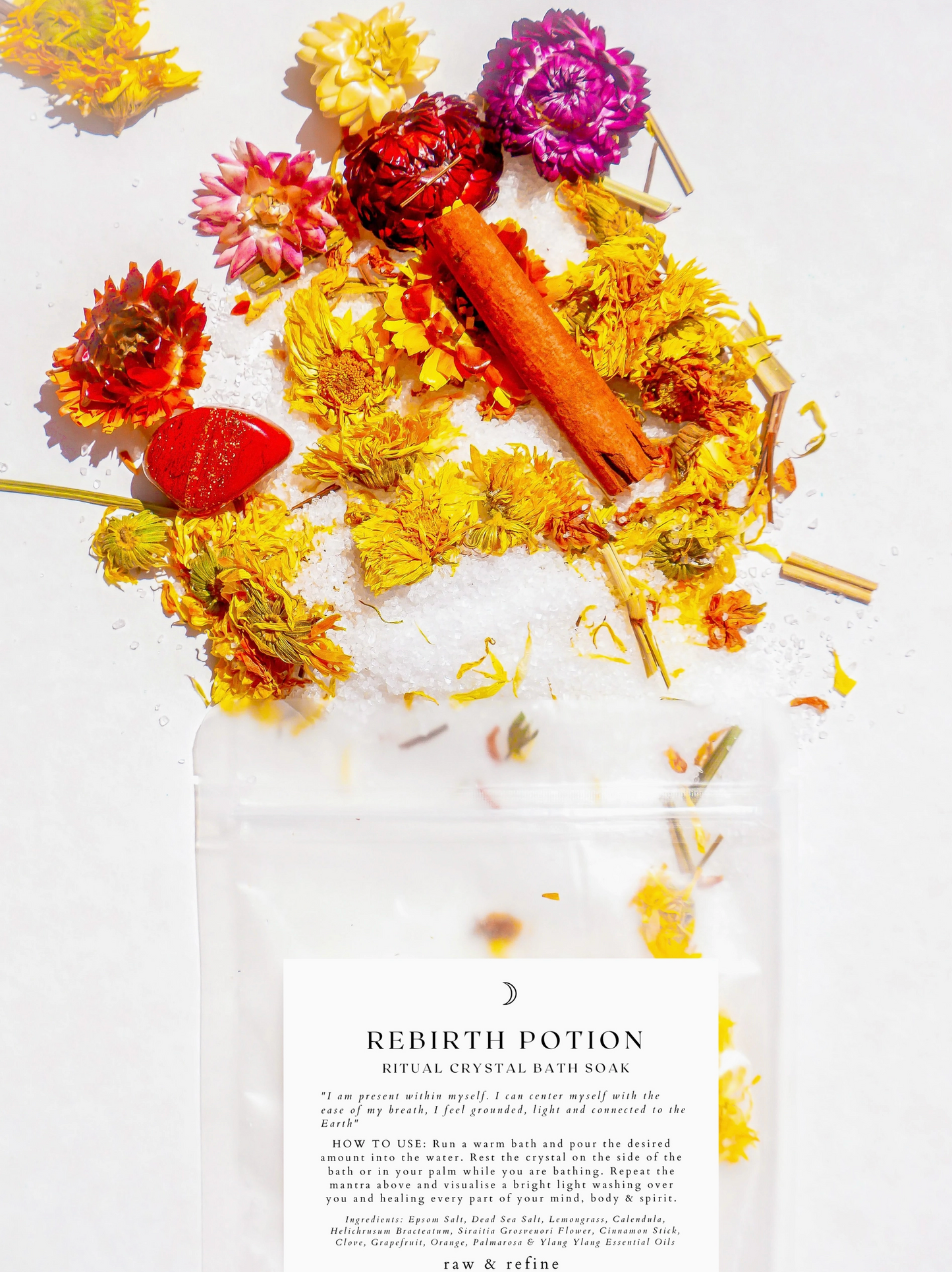 Rebirth Potion | Crystal Bath Soak - Ritual Bath Salts