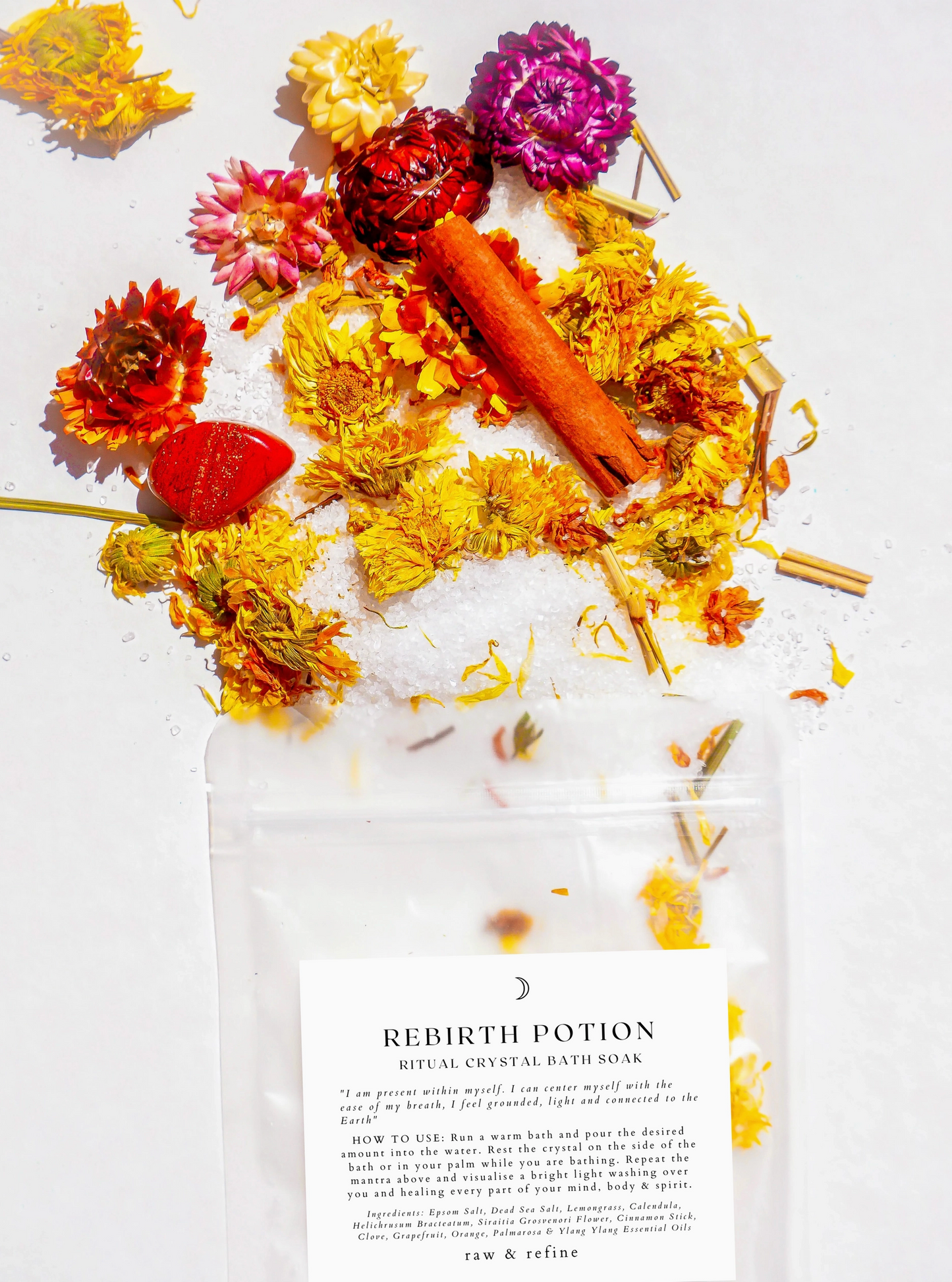 Rebirth Potion | Crystal Bath Soak - Ritual Bath Salts