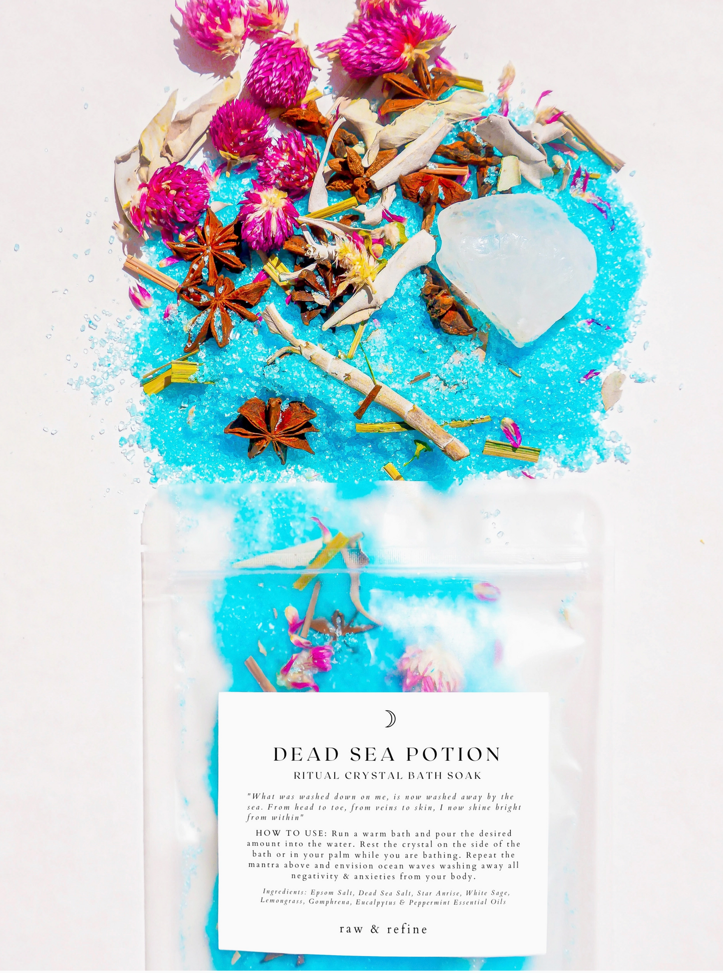 Dead Sea Potion | Crystal Bath Soak - Ritual Bath Salts