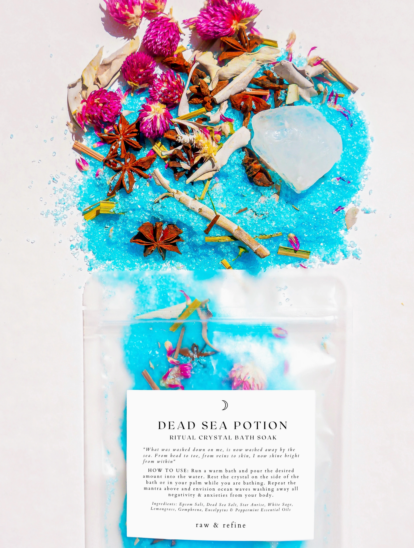 Dead Sea Potion | Crystal Bath Soak - Ritual Bath Salts