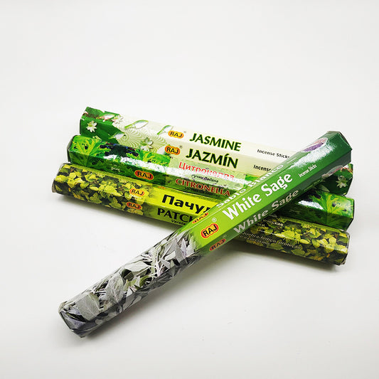 White Sage Flavors Tibetan Incense Sticks