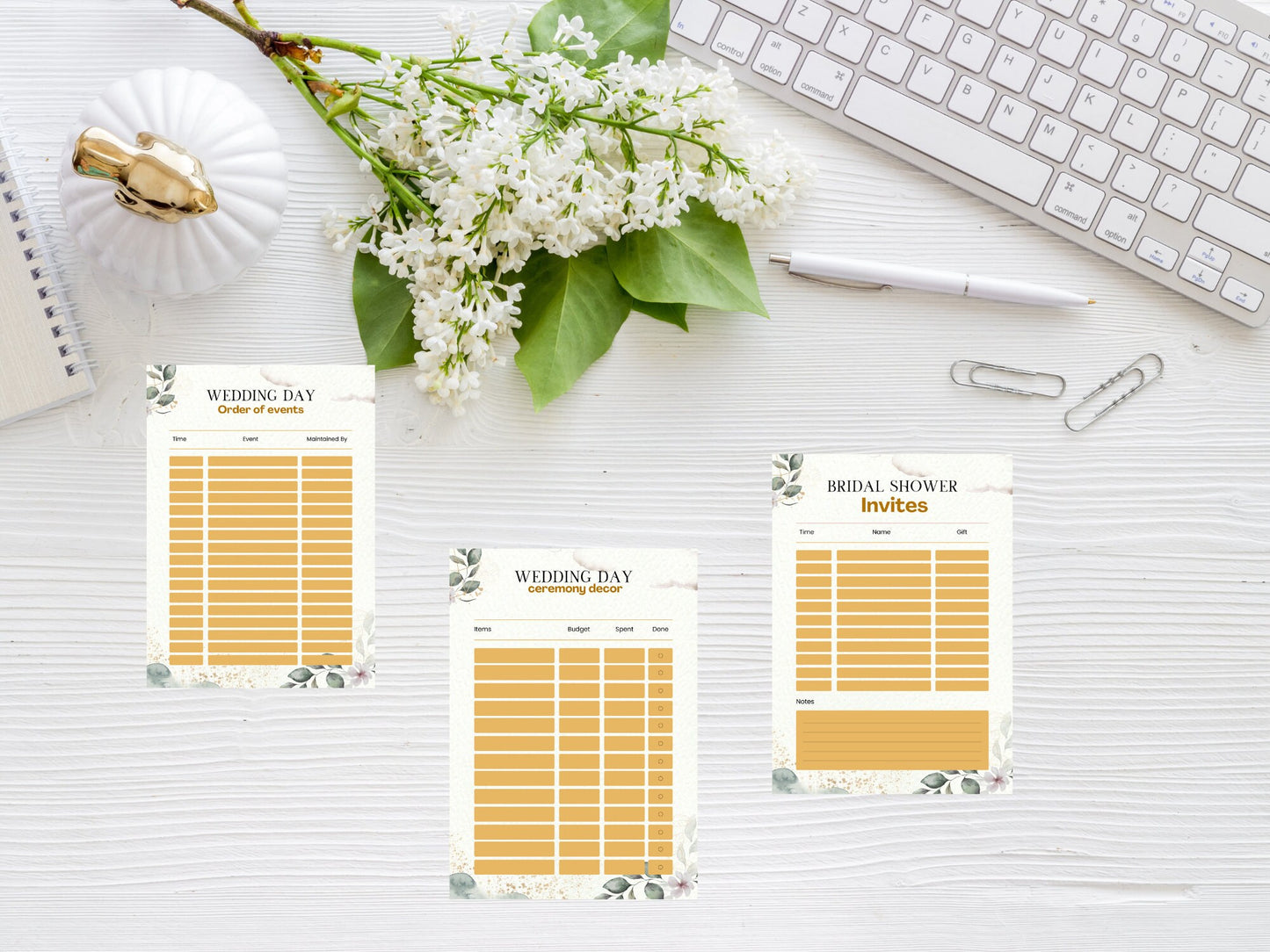 wedding planner - wedding plan checklist - editable wedding planner-personalize wedding invitation card