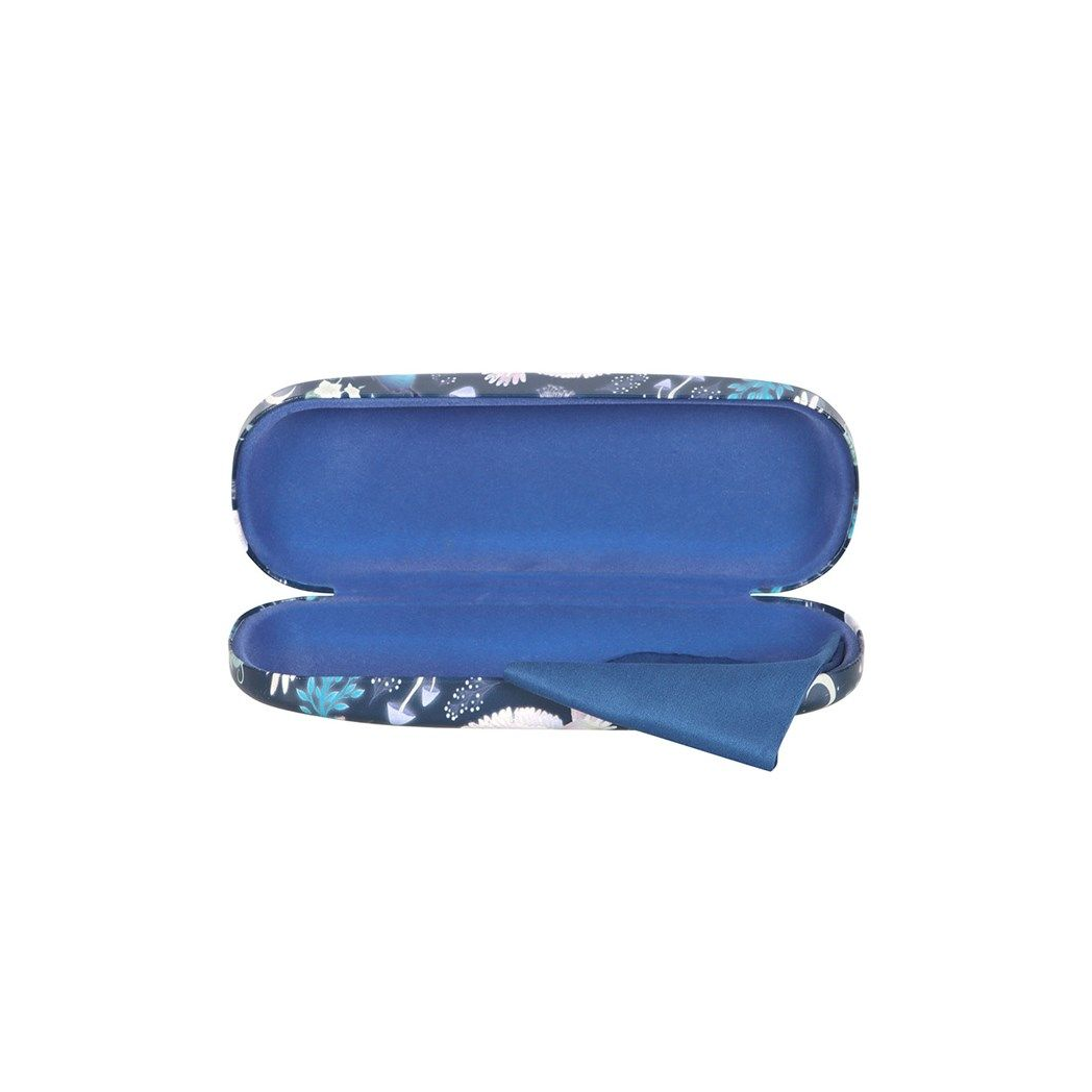 Night Flight Owl Print Glasses Case