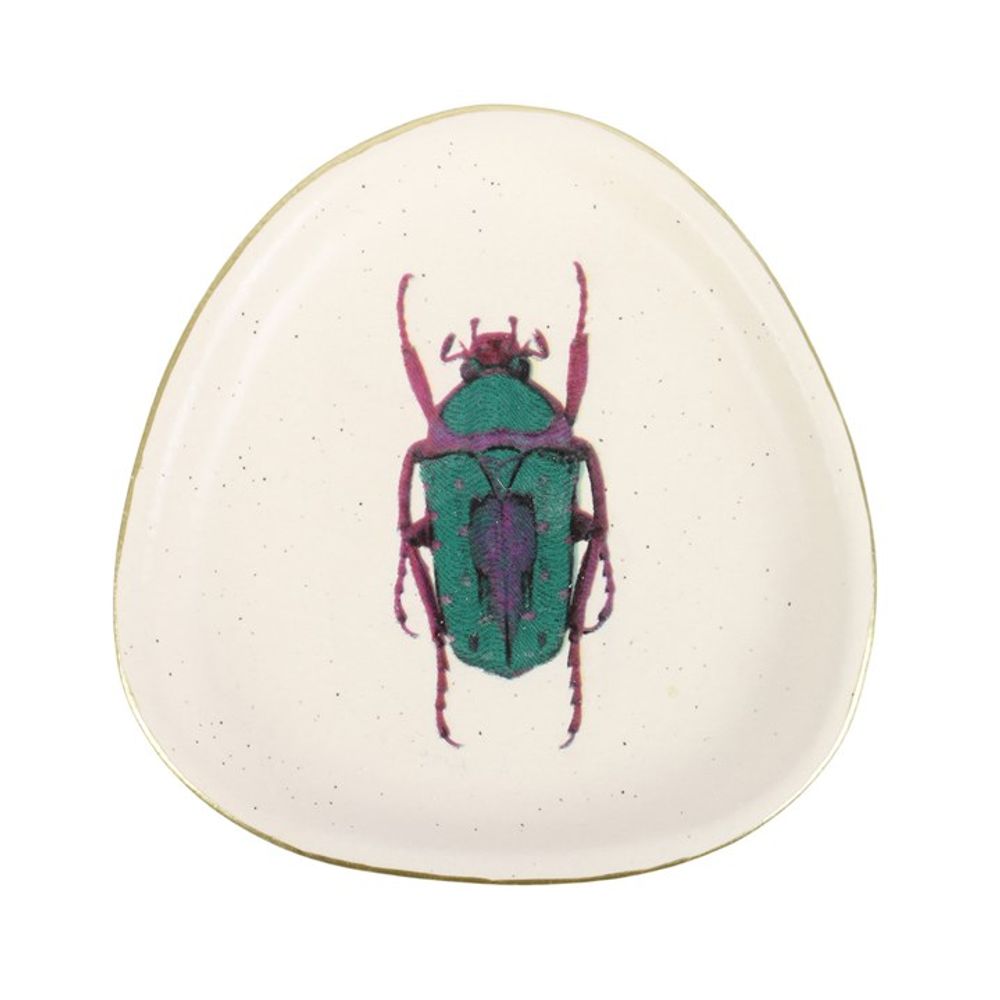 Off White Beetle Trinket Dish