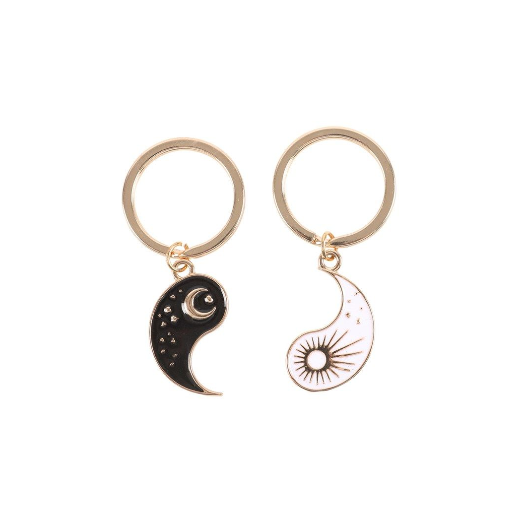 Pair of Yin Yang Best Friend Keyrings