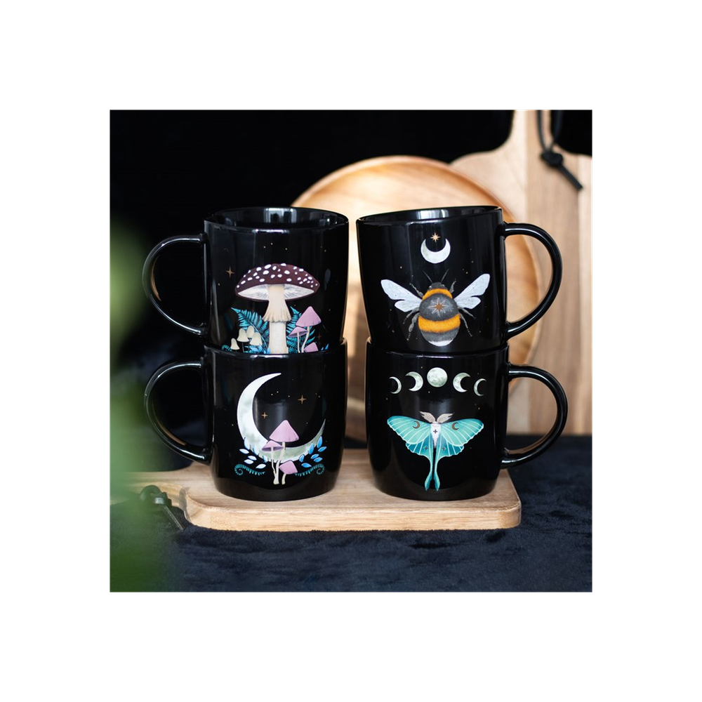 Set of 4 Dark Forest Mugs