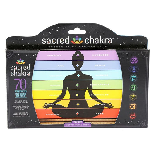 Sacred Chakra Incense Stick Gift Pack